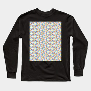 Paper Clip Seamless Pattern Long Sleeve T-Shirt